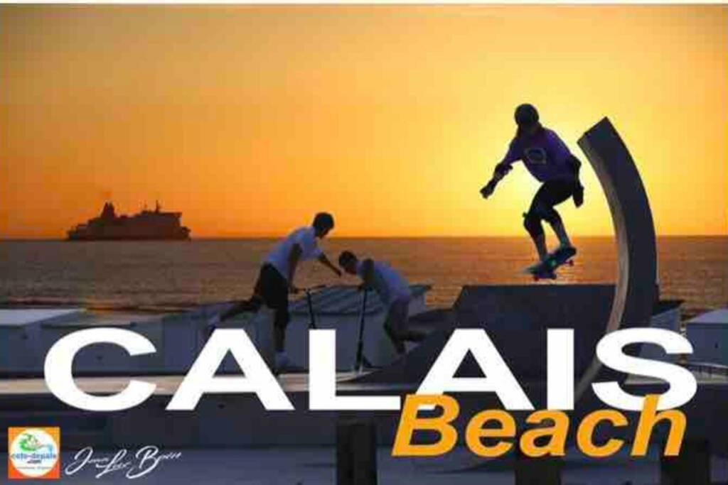 La Plage Superbe Studio Refait A Neuf Calais Exterior photo